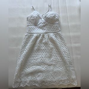 NWT xs white Abercrombie dress